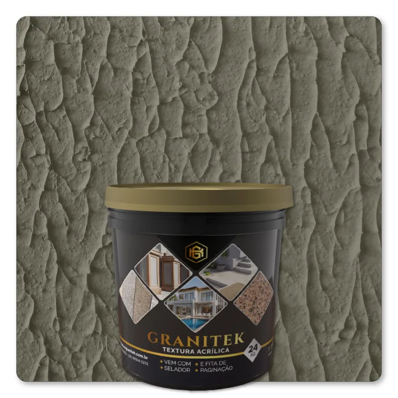 Granitek Abstratto Kit 24kg Concreto - embalagem