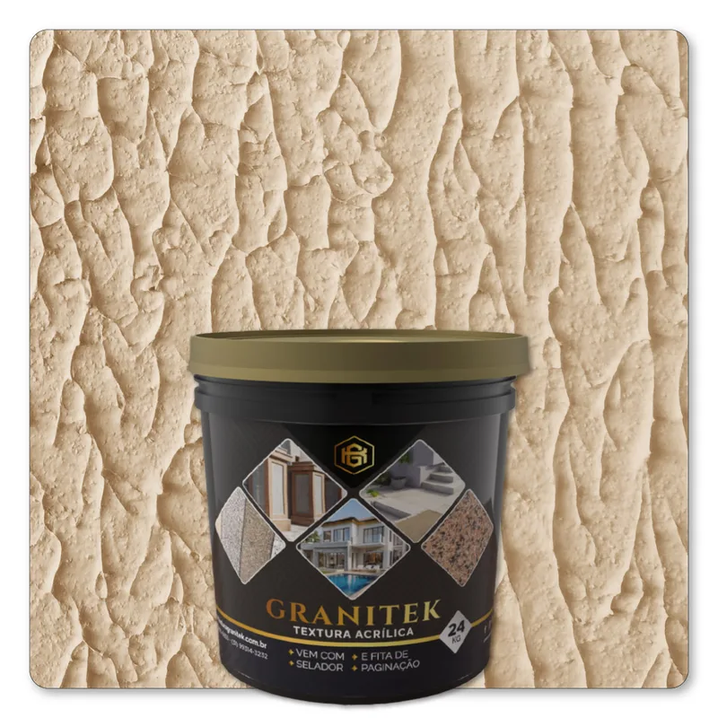 Granitek Abstratto Kit 24kg Palha - embalagem