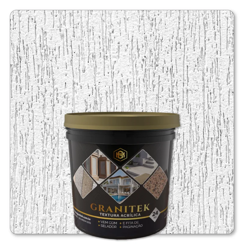 Granitek Raspatto Kit 24kg Branco Neve - embalagem