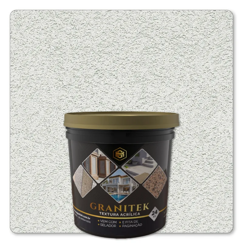 Granitek Liscatto Kit 24kg Branco Gelo - embalagem