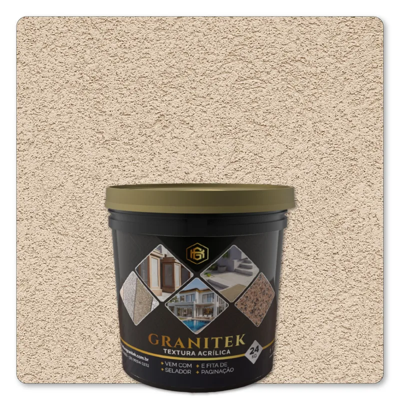 Granitek Liscatto Kit 24kg Palha - embalagem