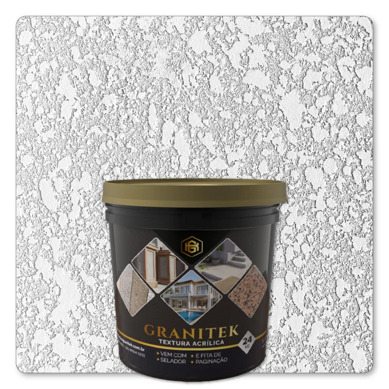Granitek Projetatto Kit 24kg Branco Neve - embalagem