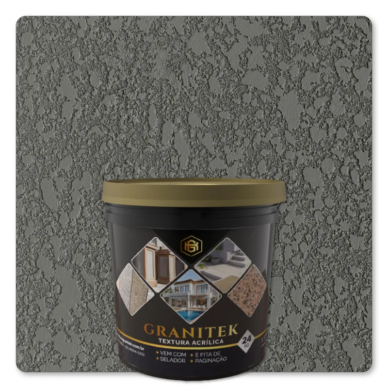 Granitek Projetatto Kit 24kg Cinza Asfalto - embalagem