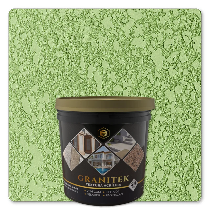 Granitek Projetatto Kit 24kg Verde Kiwi - embalagem