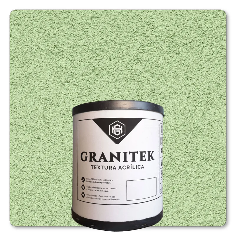 Granitek Liscatto Barrica 25kg Verde Kiwi - embalagem