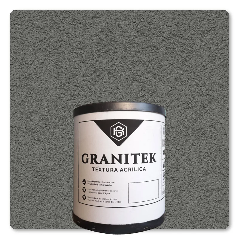 Granitek Liscatto Barrica 25kg Cinza Asfalto - embalagem