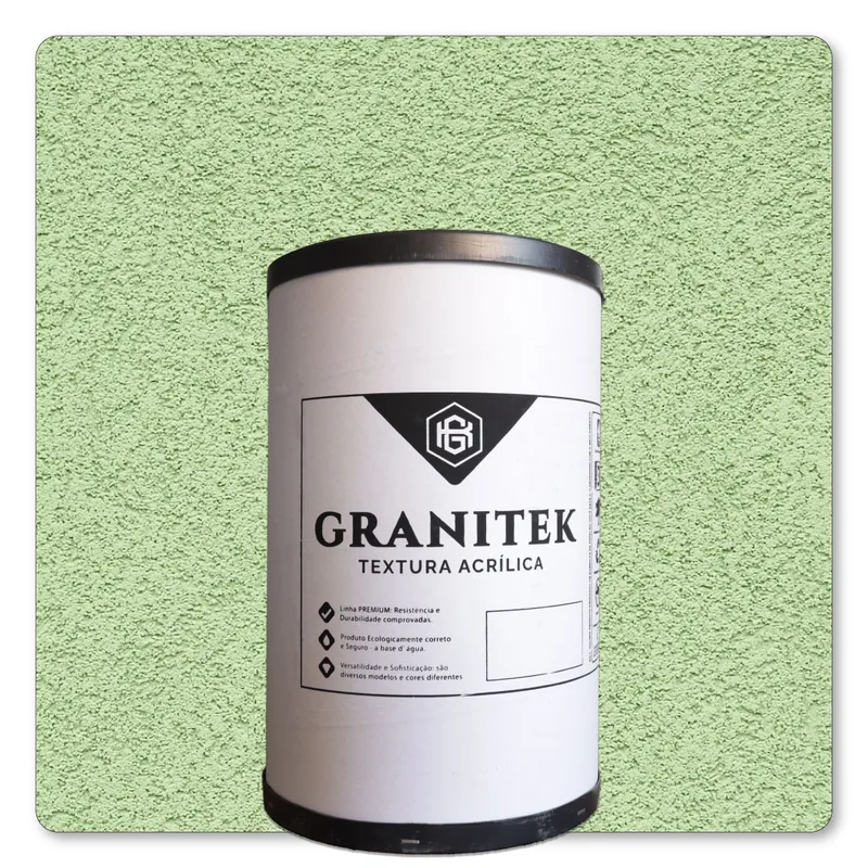 Granitek Liscatto Barrica 40kg Verde Kiwi - embalagem