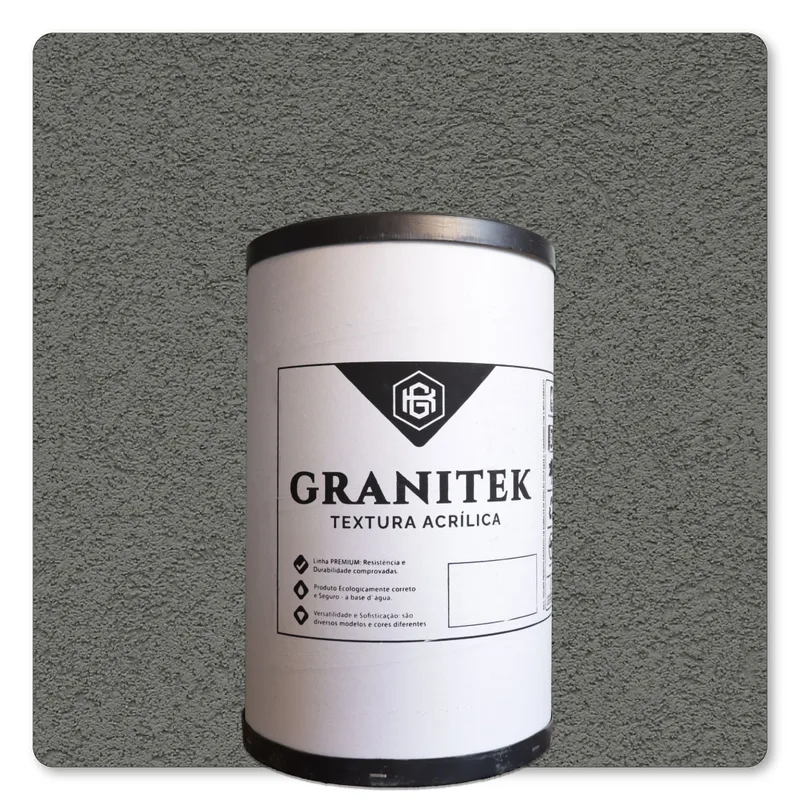 Granitek Liscatto Barrica 40kg Cinza Asfalto - embalagem