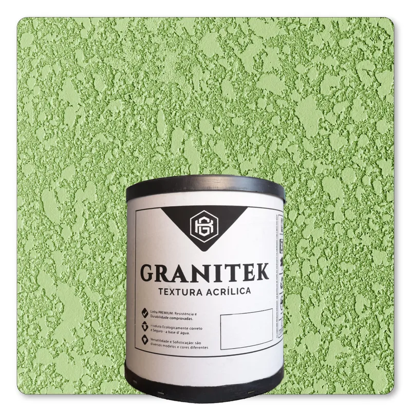 Granitek Projetatto Barrica 25kg Verde Kiwi - embalagem
