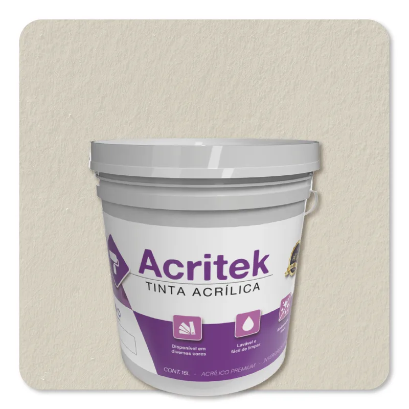 Acritek Balde 16L Algodão Egípcio - embalagem