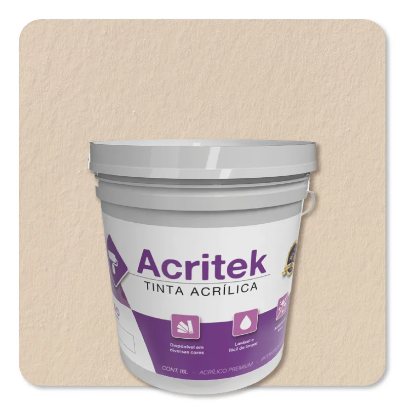 Acritek Balde 16L Palha - embalagem