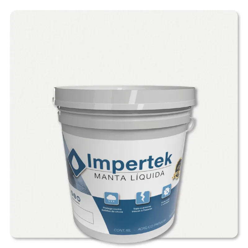 Impertek Fachada Balde 16L Branco Neve - embalagem