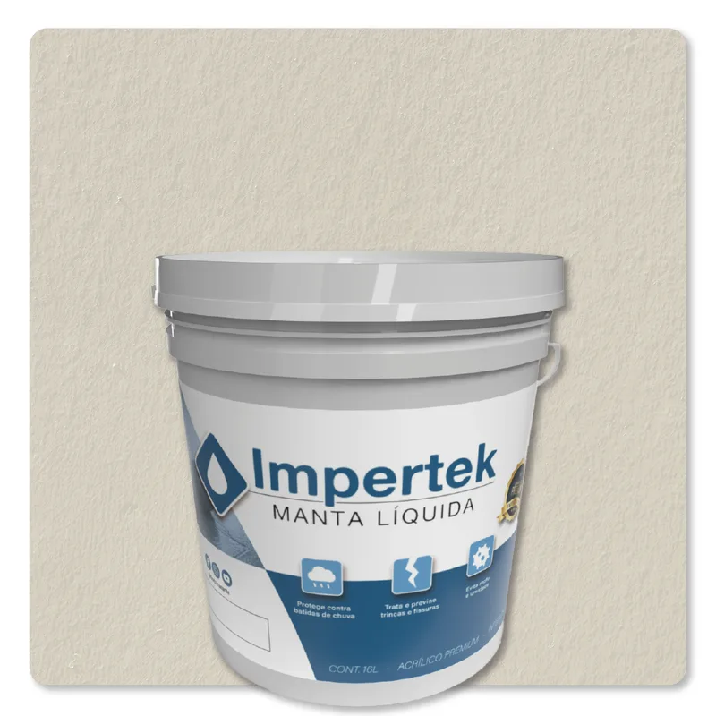 Impertek Fachada Balde 16L Algodão Egípcio - embalagem