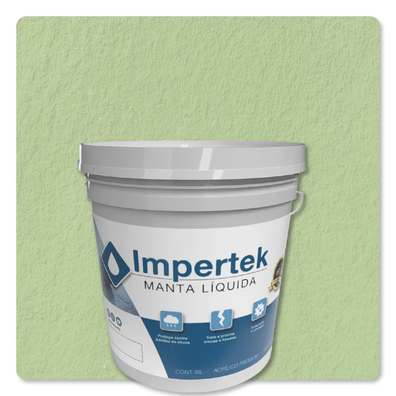 Impertek Fachada Balde 16L Verde Kiwi - embalagem