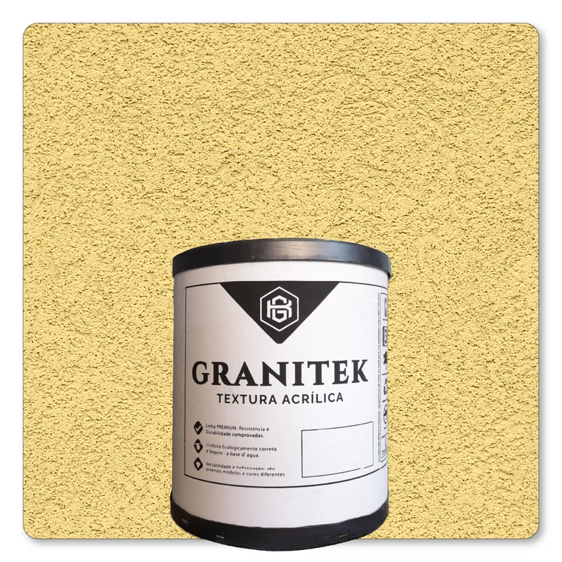 Granitek Liscatto Barrica 25kg Amarelo Canario - embalagem