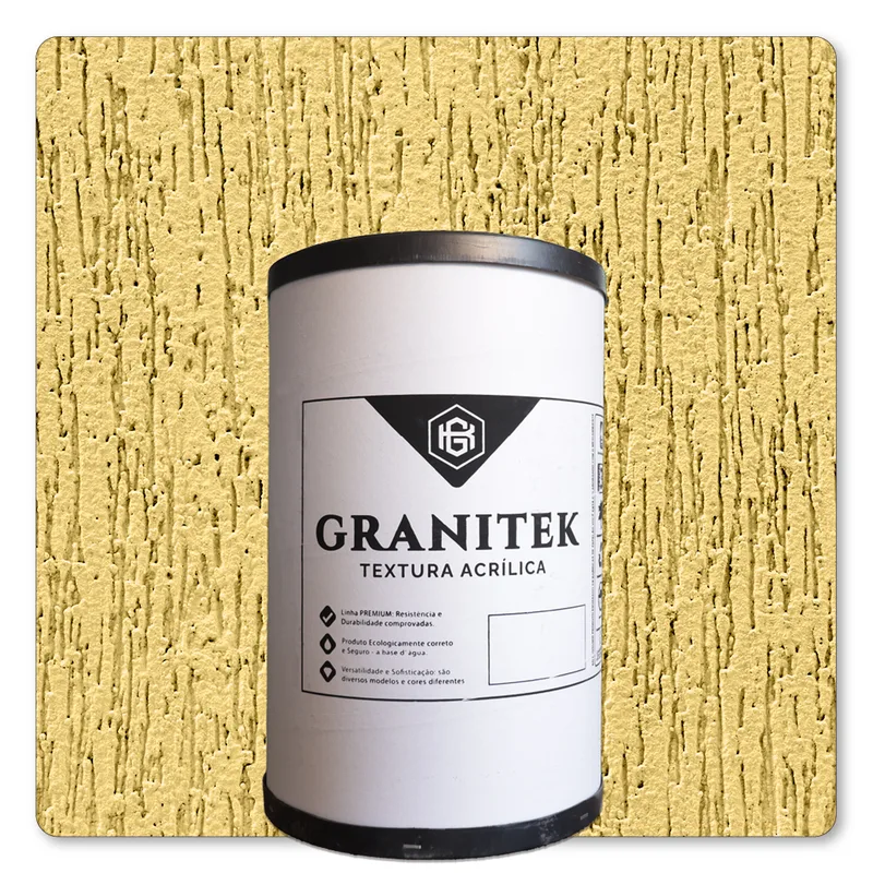 Granitek Raspatto Barrica 40kg Amarelo Canario - embalagem