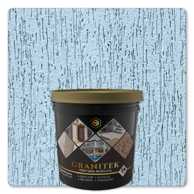 Granitek Raspatto Kit 24kg Azul Sereno - embalagem