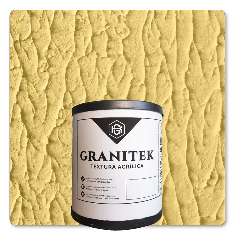 Granitek Abstratto Barrica 25kg Amarelo Canario - embalagem