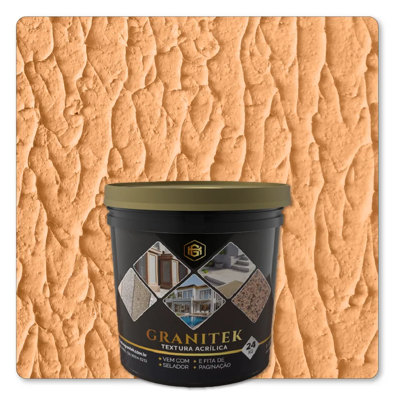 Granitek Abstratto Kit 24kg Caju - embalagem