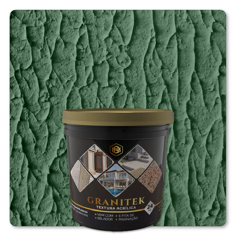 Granitek Abstratto Kit 24kg Esmeralda - embalagem