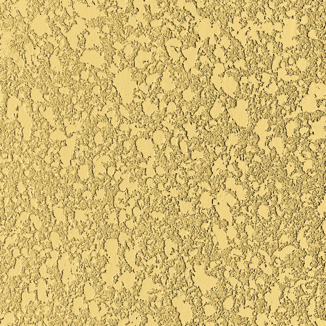 Textura para parede projetada Projetatto na cor Amarelo Canário