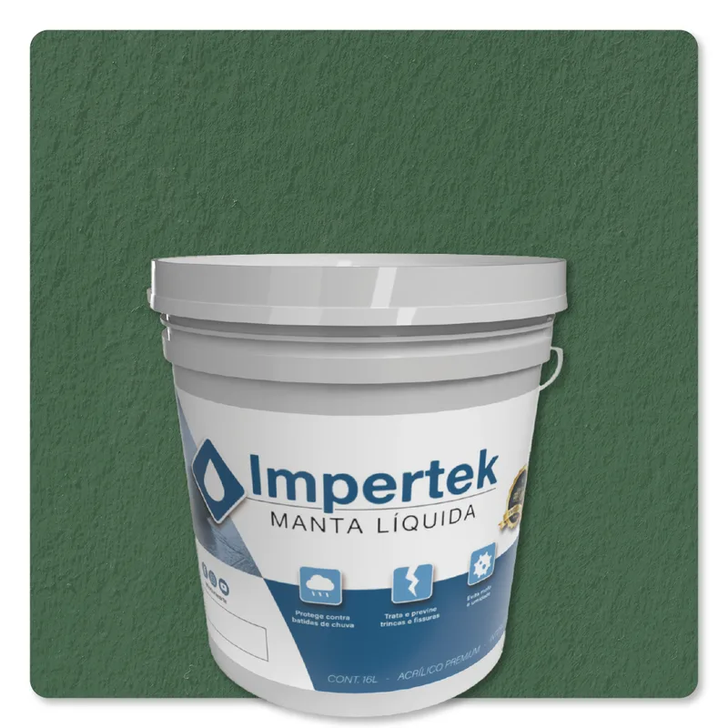 Impertek Fachada Balde 16L Esmeralda - embalagem