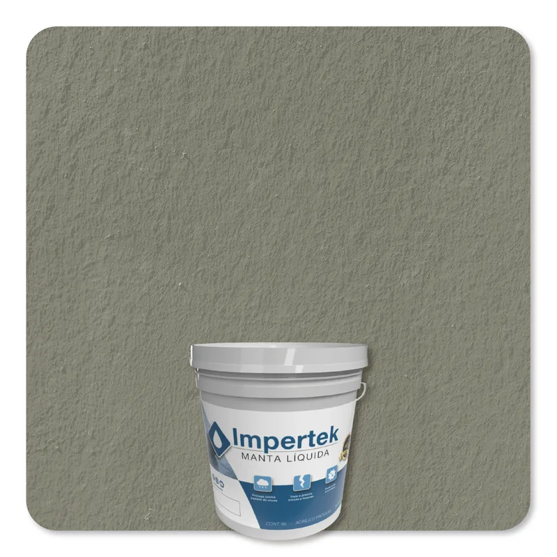 Impertek Fachada Balde 3,6L Concreto - embalagem