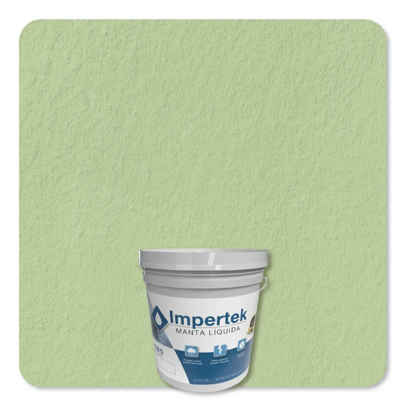 Impertek Fachada Balde 3,6L Verde Kiwi - embalagem