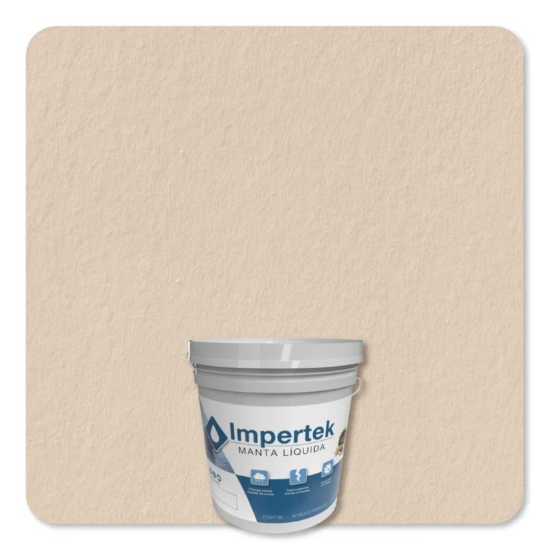 Impertek Fachada Balde 3,6L Palha - embalagem
