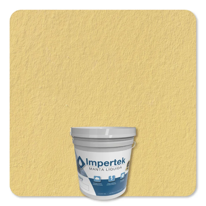 Impertek Fachada Balde 3,6L Amarelo Canario - embalagem