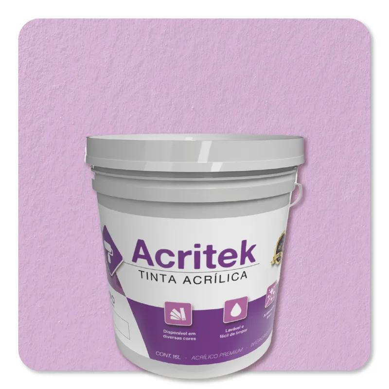 Acritek Balde 16L Pétala - embalagem